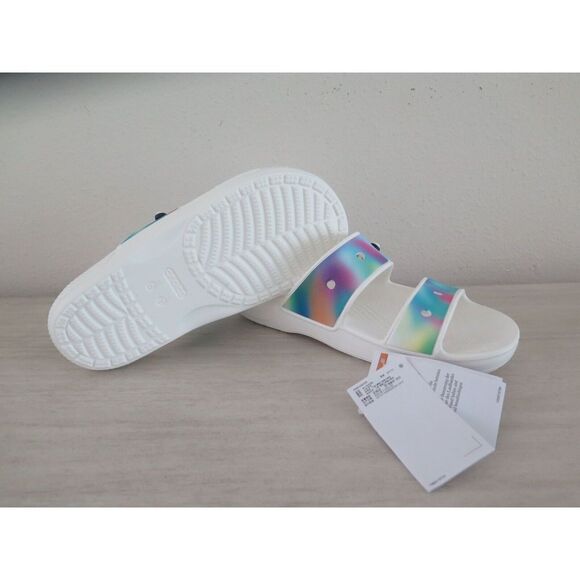 CROCS 207771-94S Men's Sz 4 Women's Sz 6 Multicolor Solarized Clog Sandals - Picture 4 of 5
